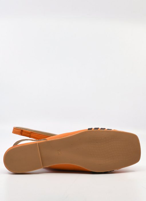 Modshoes-Eleanor-Flat-Womens-Retro-Vinbtage-60s-style-shoes-in-orange-and-brown-leather-04