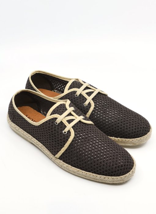 Modshoes-Paulo-Lace-Summer-Shoes-In-Dark-Brown-and-Cream-01