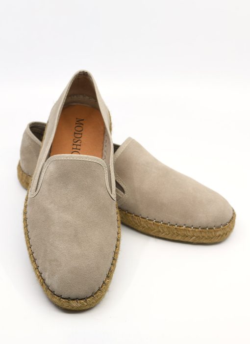 Modshoes-The-Paulo-Slip-On-in-Stone-Suede-Summer-Shoes-04