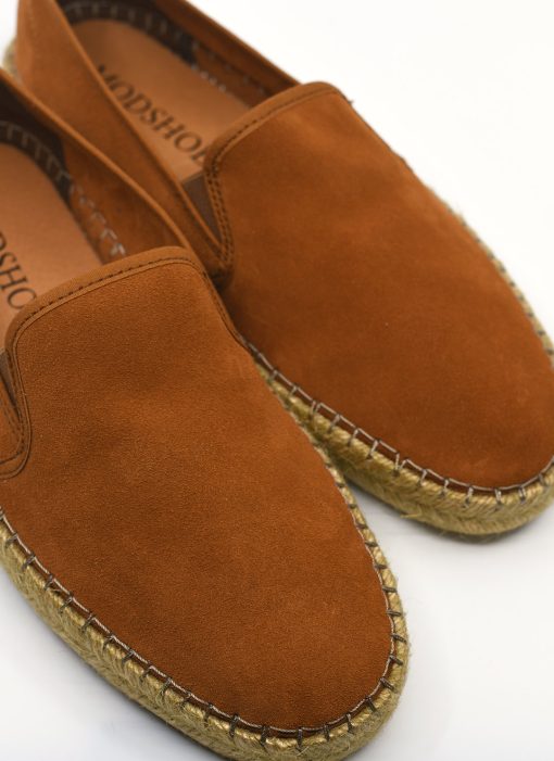 Modshoes-The-Paulo-Slip-On-in-Whiskey-Suede-Summer-Shoes-03