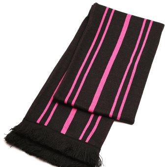 When You're Young Scarf - Black Pink Stripe - Paul Weller Jam Inspired Image