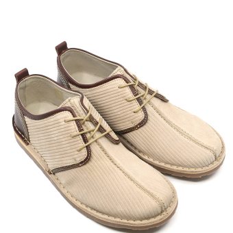 The Stryder - Stone Cord Style Suede Shoes Image