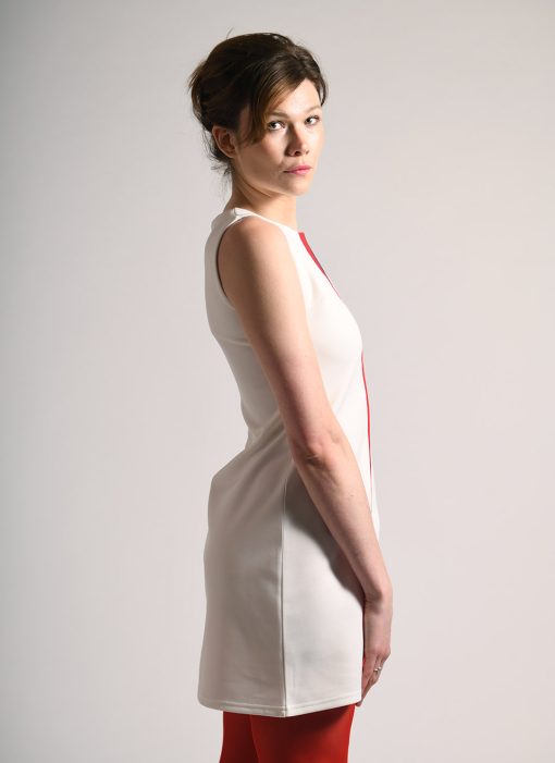 66-Clothing-The-Lucy-In-White-with-Red-Blue-Stripe-60s-inspired-mod-style-dress-02