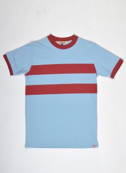 The '#6' by 66 Clothing V2 - Made In England - Bobby Moore West Ham Away Inspired T-Shirt
