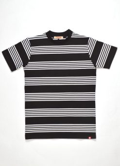 The 'McQueen' by 66 Clothing - Black and White Stripe T-Shirt Inspired by You Know Who