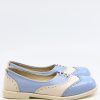 The Skipper In Baby Blue and Cream - Women's Retro 40's 50's Style Shoes by Mod Shoes