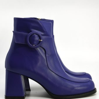 The Jodie Boot In Purple - Women's Retro 60's 70's Style by Mod Shoes Image