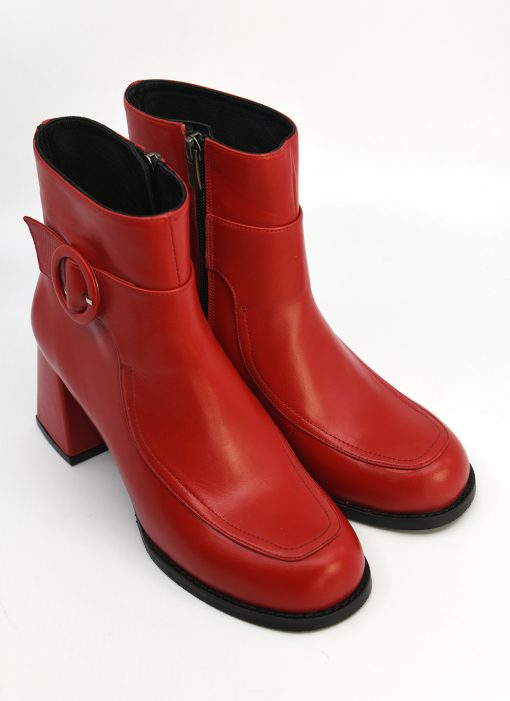 The Jodie Boot In Red Women s Retro 60 s 70 s Style by Mod Shoes