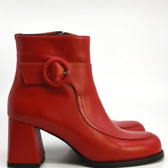 The Jodie Boot In Red - Women's Retro 60's 70's Style by Mod Shoes Image