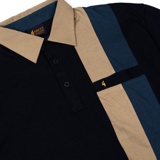 CXLondon-Gabicci-Carlo-Selection-BlackGranola-Mod-Stripe-80s-Casuals-Mod-Nothern-Soul-Style-Top-02