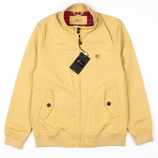 CXLondon-Gabicci-Vintage-SS2025-Mod-80sCasuals---V54GJ13-Hamilton-Harrington-Style-Jacket-in-Butter-01