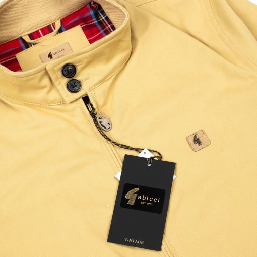 CXLondon-Gabicci-Vintage-SS2025-Mod-80sCasuals---V54GJ13-Hamilton-Harrington-Style-Jacket-in-Butter-02