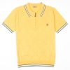 Gabicci - Moore Knit Polo In Pineapple