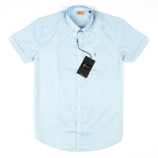 CXLondon-Gabicci-Vintage-SS2025-Mod-80sCasuals---V54GW02-Fraser-Button-Down-Short-Sleeve-Shirt-Aqua-01