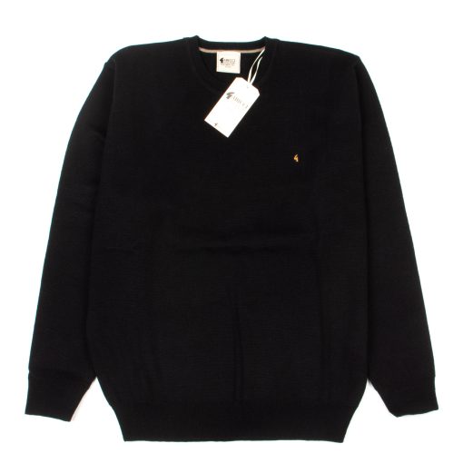 CXLondon-Gabicci-Crew-Neck-Jumper-Wool-Acrylic-Black-01