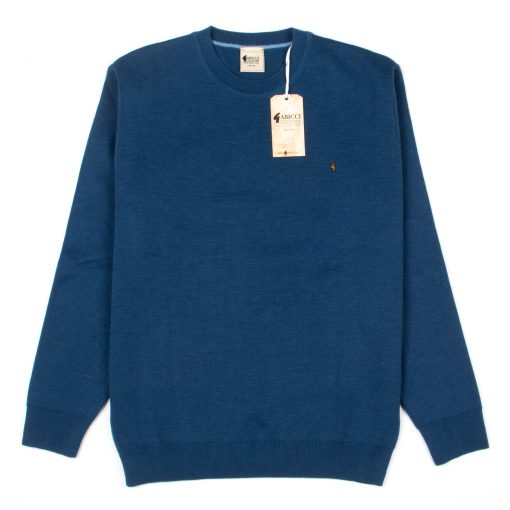 CXLondon-Gabicci-Crew-Neck-Jumper-Wool-Acrylic-blue-01
