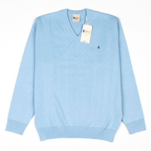 CXLondon-Gabicci-Vneck-Jumper-wool-acrylic-Sky-01