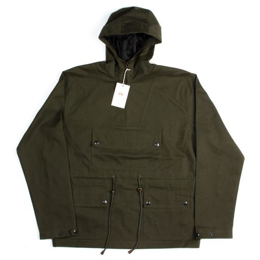 CXLondon-Real-Hoxton-Mod-Style-Football-Terrace-Smock-In-Olive-01