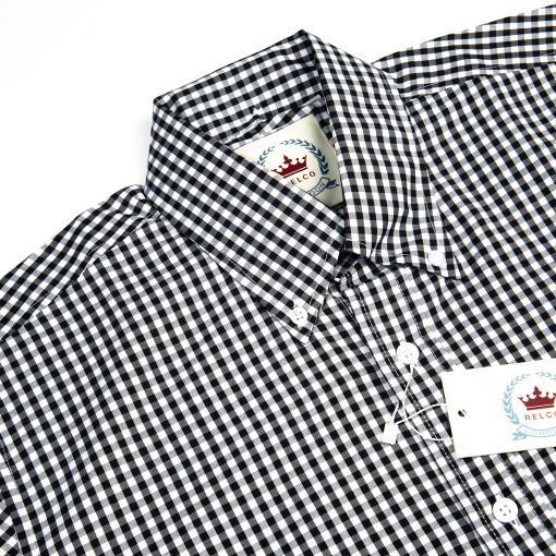 CXLondon-Relco-Button-Down-Shirt--Ska-Skinhead-Gingham-Black-and-white-04