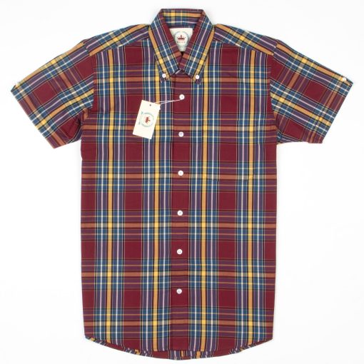 CXLondon-Relco-Button-Down-Shirt--Ska-Skinhead-Northern-Soul-Mod-Burgundy-01