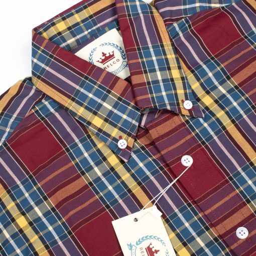 CXLondon-Relco-Button-Down-Shirt--Ska-Skinhead-Northern-Soul-Mod-Burgundy-02