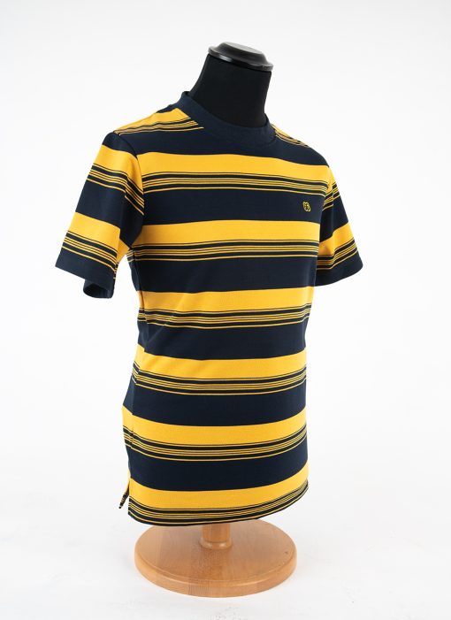 66-Clothing-The-Downing-Surf-Inspired-60S-Stripe-T-shirt-2-Navy-and-Sunset-Yellow-02