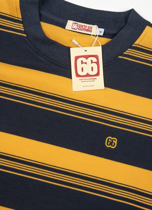 66-Clothing-The-Downing-Surf-Inspired-60S-Stripe-T-shirt-2-Navy-and-Sunset-Yellow-03