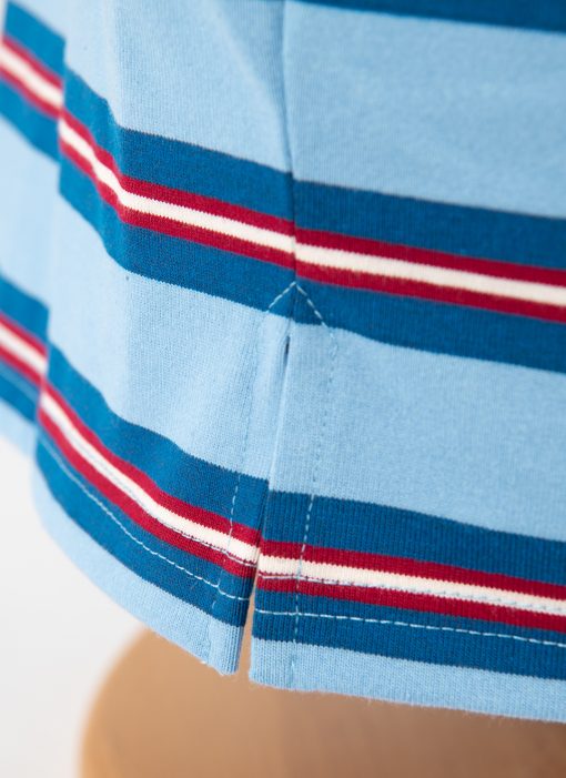 66-Clothing-The-Downing-Surf-Inspired-60S-Stripe-T-shirt-2-Shades-Of-blue-with-red-01