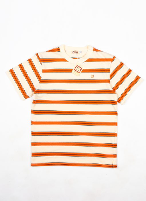 66-Clothing-The-Downing-Surf-Inspired-60S-Stripe-T-shirt-Cream-Orange-and-Navty-Stripe-04