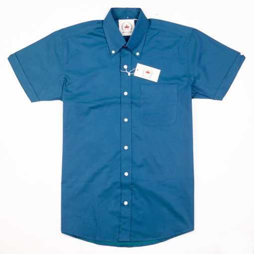 CXLondon-Relco-Blue-tonic-effect-short-sleeve-skin-northern-soul-mod-60s-style-button-down-shirt-02