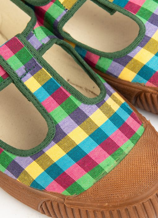 modshoes-Rosa-womens-summer-shoes-multi-colour-check-with-rubber-soles-01