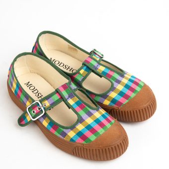 The Rosa In Multi Colour - Womens Summer Buckle Shoe Pumps Image