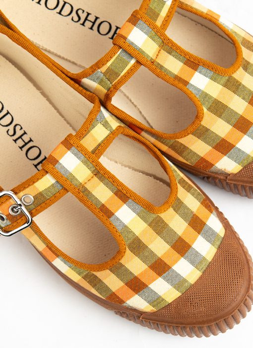 modshoes-Rosa-womens-summer-shoes-orange-colour-check-with-rubber-soles-08