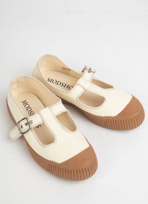 modshoes-Rosa-womens-summer-shoes-plain-cream-canvas-with-rubber-soles-07