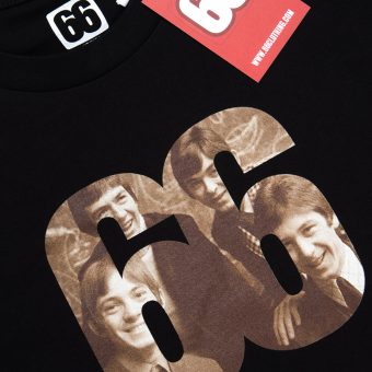 Small Faces 66 - Black T-shirt - AceTee by 66 Clothing