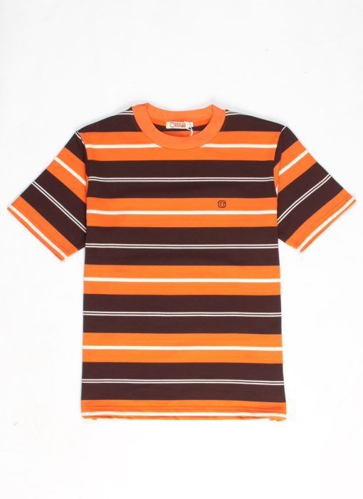66-Clothing-The-Downing-Surf-Inspired-60S-Stripe-T-shirt-in-ornage-and-brown-01 66-Clothing-The-Downing-Surf-Inspired-60S-Stripe-T-shirt-in-ornage-and-brown-01