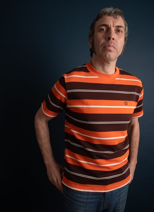 66-Clothing-The-Downing-Surf-Inspired-60S-Stripe-T-shirt-in-ornage-and-brown-04 66-Clothing-The-Downing-Surf-Inspired-60S-Stripe-T-shirt-in-ornage-and-brown-04