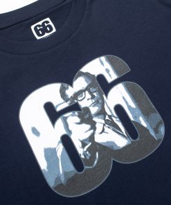 Michael Caine Harry Palmer Inspired - Navy T-shirt - AceTee by 66 Clothing