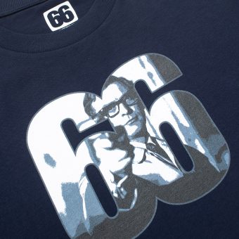 Michael Caine Harry Palmer Inspired - Navy T-shirt - AceTee by 66 Clothing
