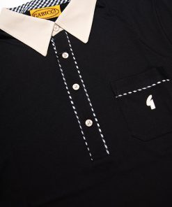 Gabicci Patrick Black - Short Sleeve Polo