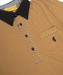 Gabicci Patrick Nutmeg -  Short Sleeve Polo