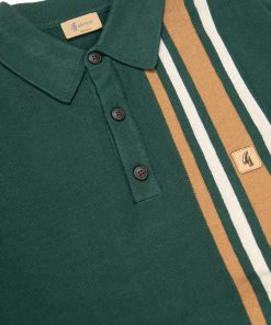 Gabicci Soda IVY - Mod Stripe Long Sleeve Polo