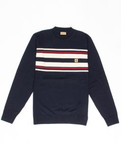 Gabicci Liam Navy (Noel Gallagher Inspired)  -  Long Sleeve Jumper