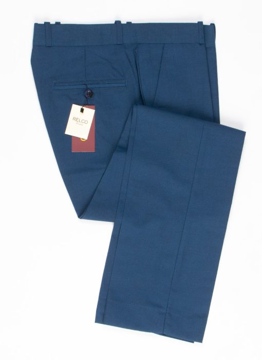 Two Tone Tonic Blue Trousers - Relco - Mod Ska Skinhead