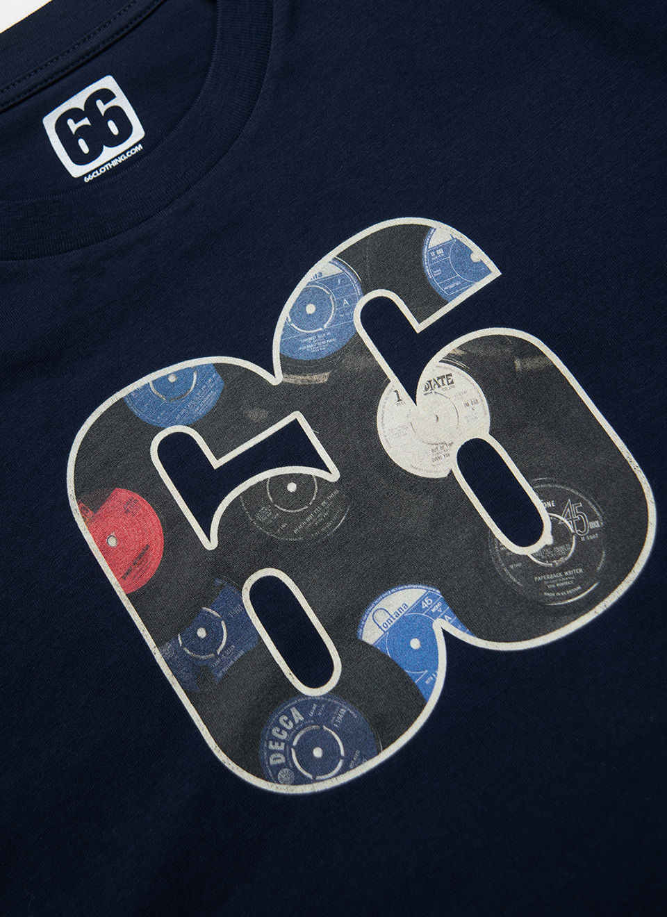 66 Clothing No1s from 1966 AceTee – Navy T-shirt
