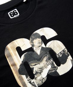 66 Clothing The 66 Harrison Live AceTee - Black T-shirt - Beatles