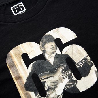 66 Clothing The 66 Harrison Live AceTee - Black T-shirt - Beatles