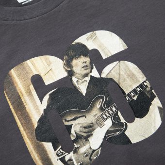 66 Clothing The 66 Harrison Live AceTee - Anthracite Grey T-shirt - Beatles