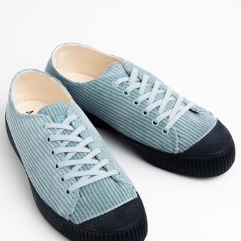 The 66 Mateo In Sky Blue Cord Shoes - by Modshoes