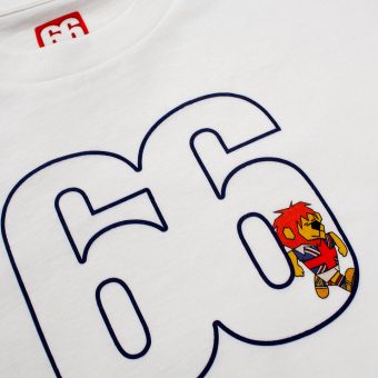 66 Clothing World Cup Willie Inspired 66 AceTee - Vintage White T-shirt